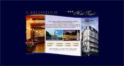 Desktop Screenshot of hotelroyal-lourdes.com