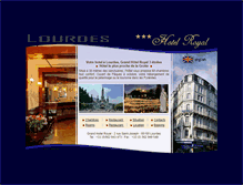 Tablet Screenshot of hotelroyal-lourdes.com